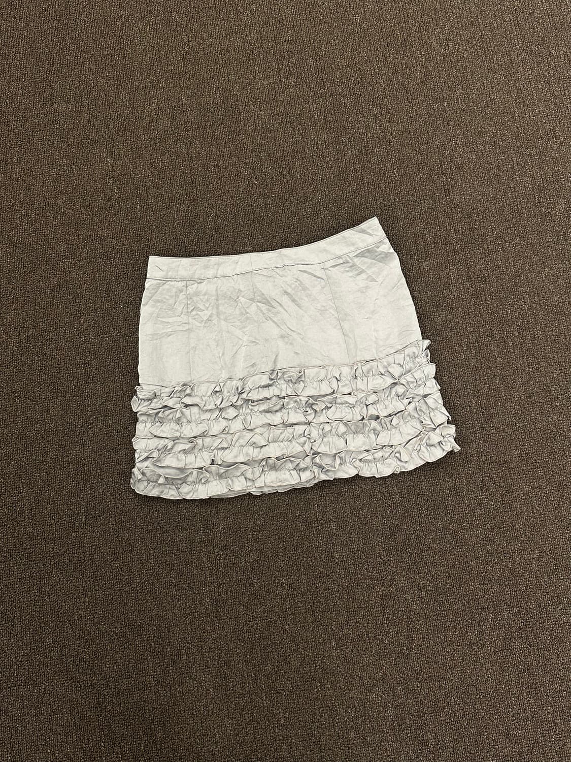 S)Japanese vintage 그레이 캉캉 미니스커트 상품이미지3