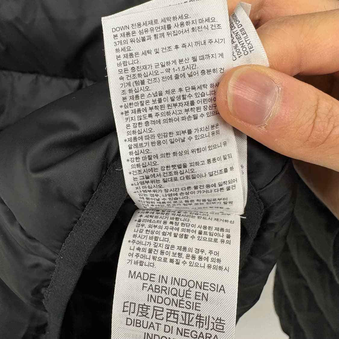 아디다스 삼선 패딩 블랙 여/XL 상품이미지7