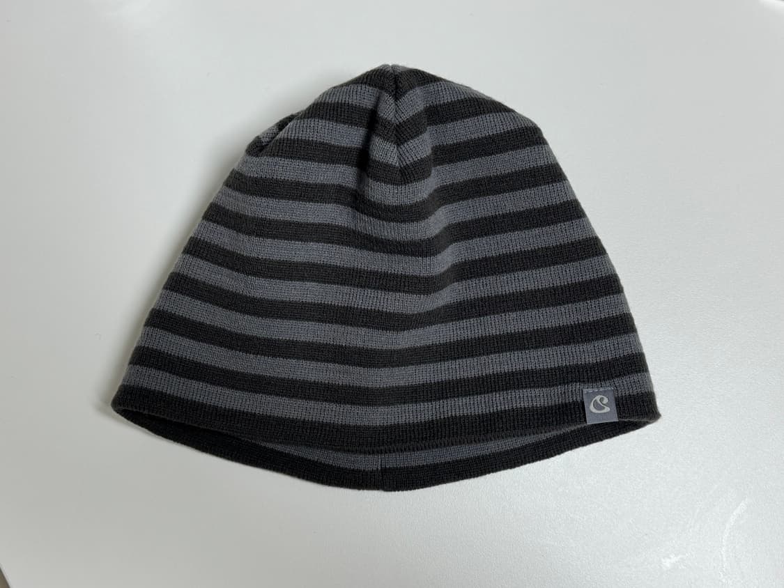 코이세이오 듀얼 스트라이프 비니 퍼플 그레이 상품이미지2