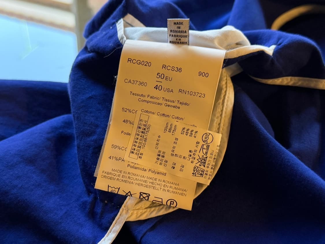 아르마니 꼴레지오니 테일러드 자켓 100 상품이미지5