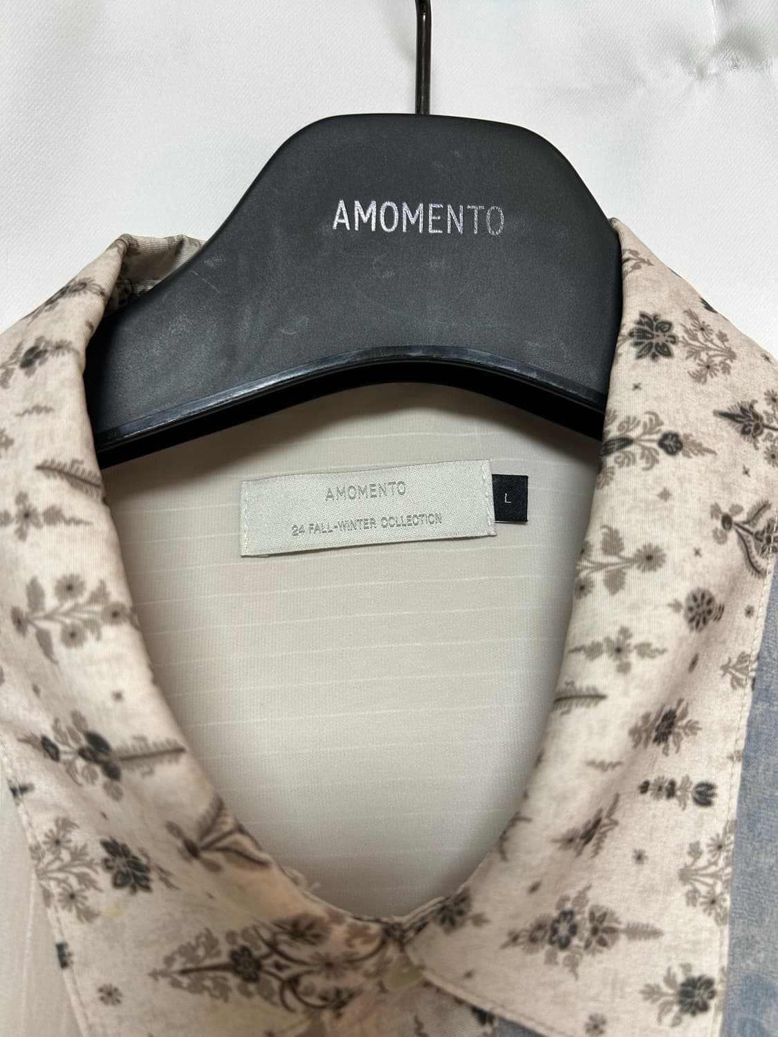 아모멘토 24FW 콜라주 셔츠 L 상품이미지3