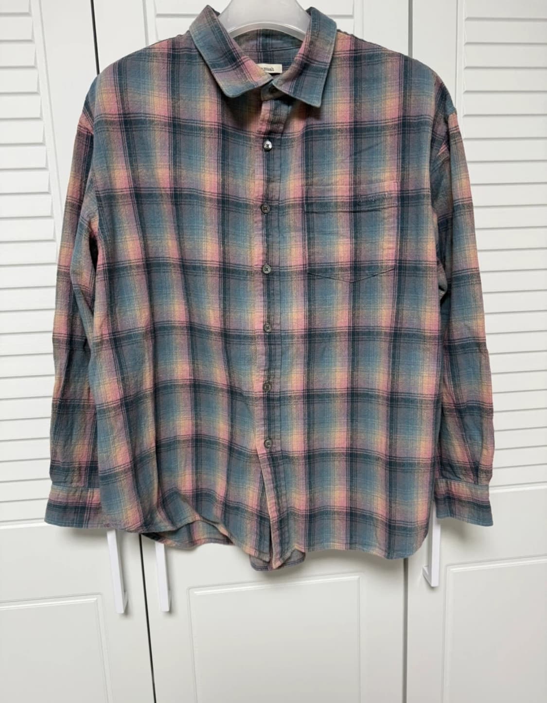 아비에무아 체크 셔츠 상품이미지1