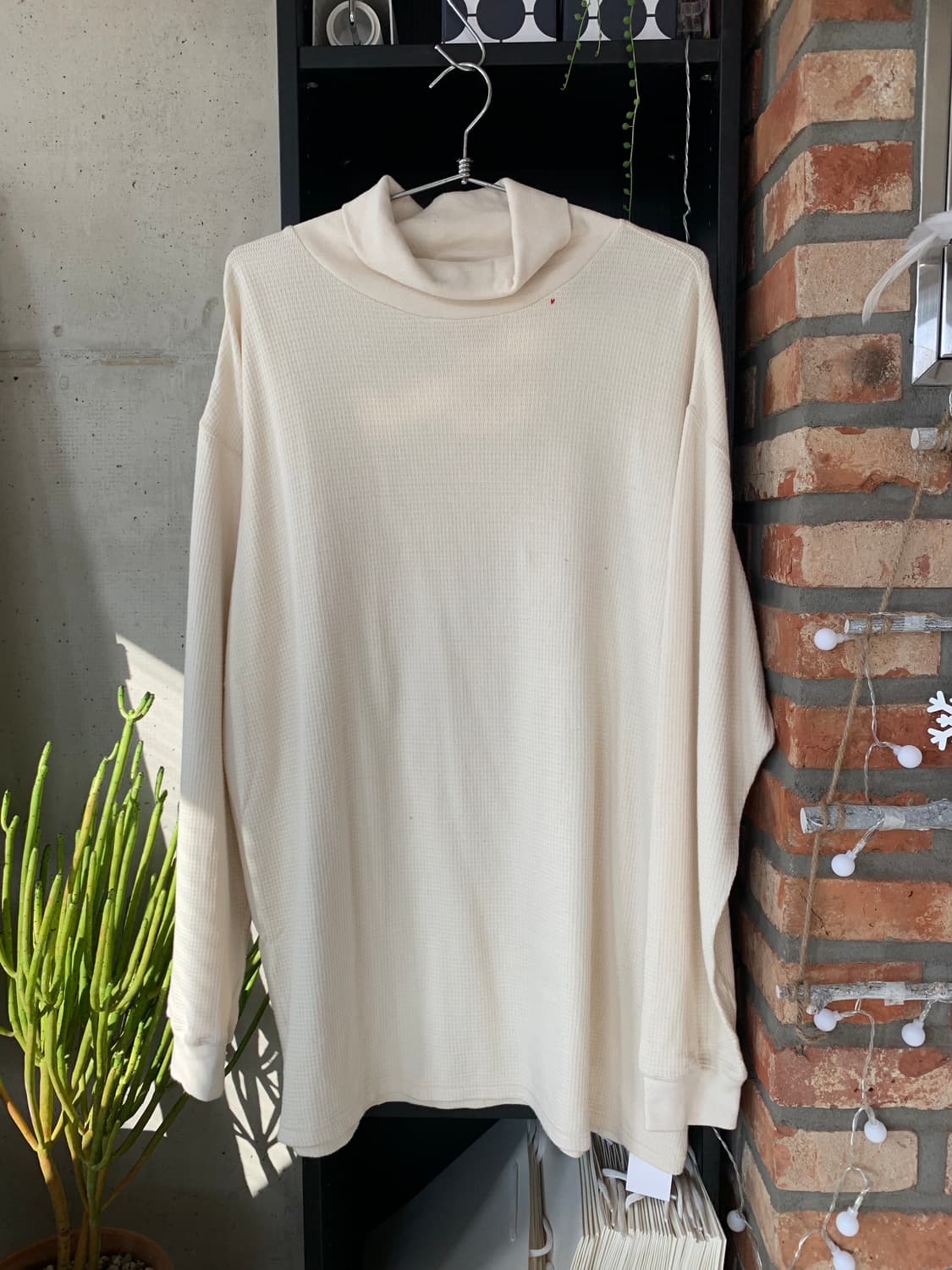 Porter classic 포터 클래식 와플 폴라 니트 상품이미지1