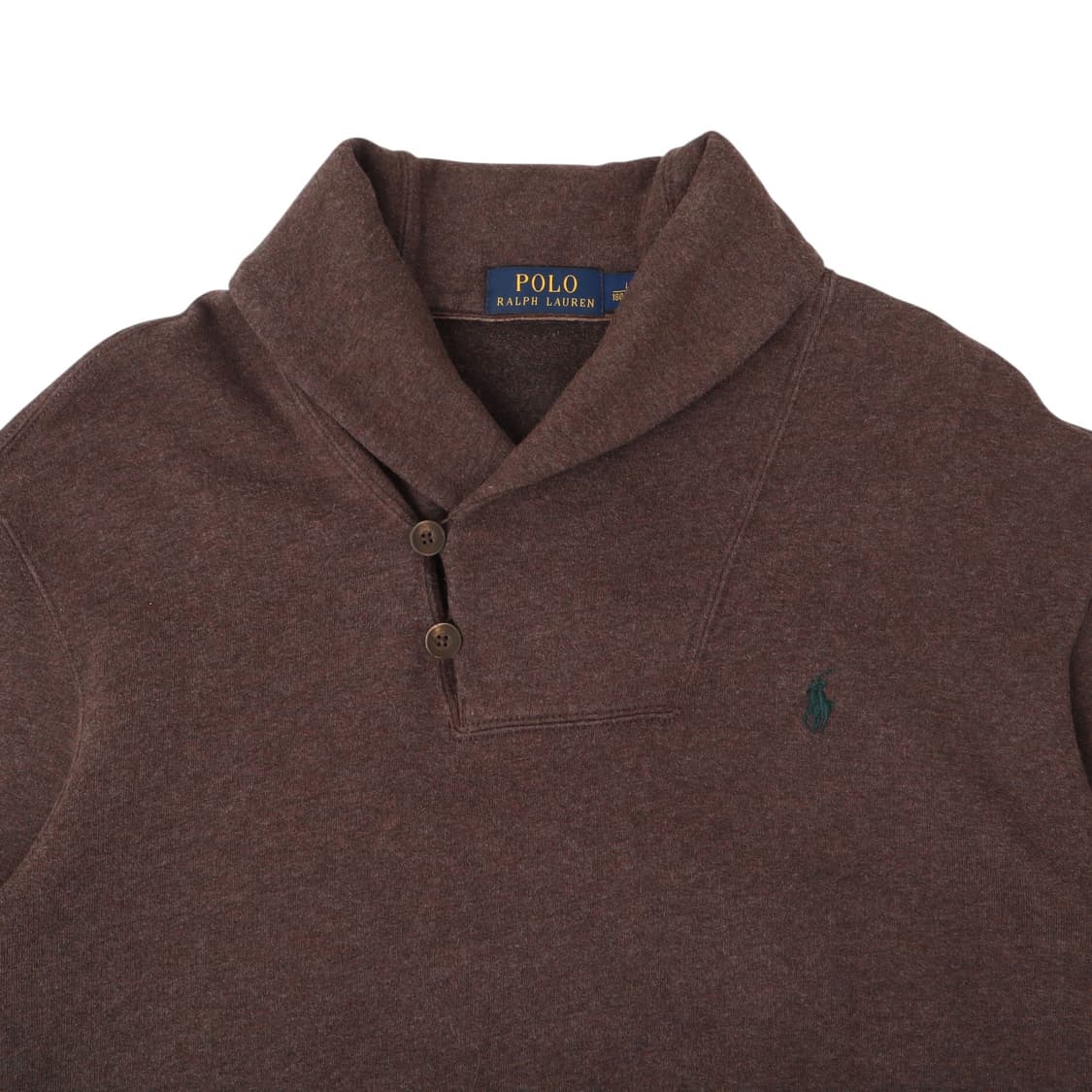 폴로 랄프로렌 브라운 엘보우패치 숄카라 니트 스웻셔츠 상품이미지2