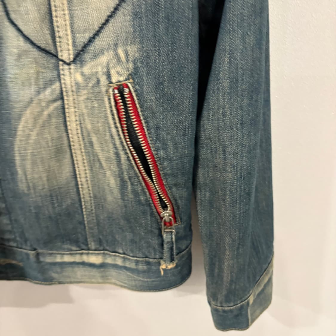 CONYCUNY 빈티지 워싱 데님 자켓 M 상품이미지5