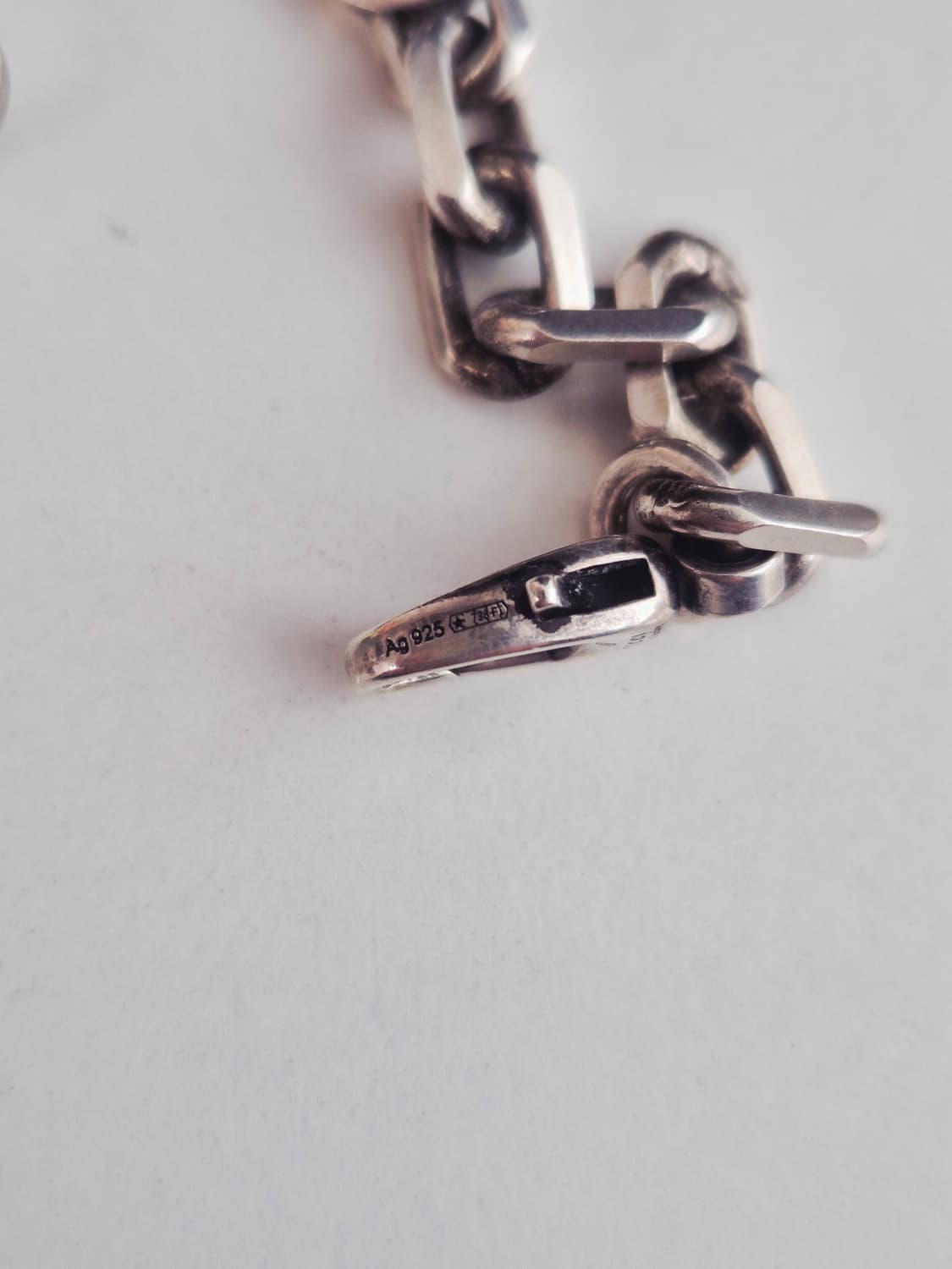 구찌 인터로킹 체인 팔찌 18호 상품이미지5