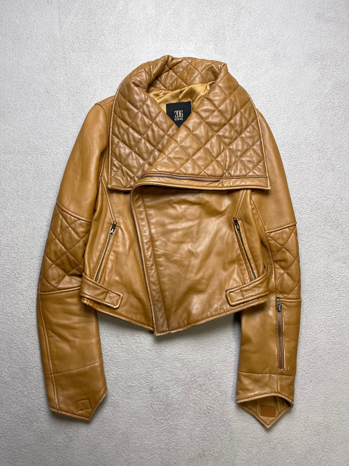 [66] 206옴므 양가죽자켓 - 여성 라이더자켓 상품이미지3