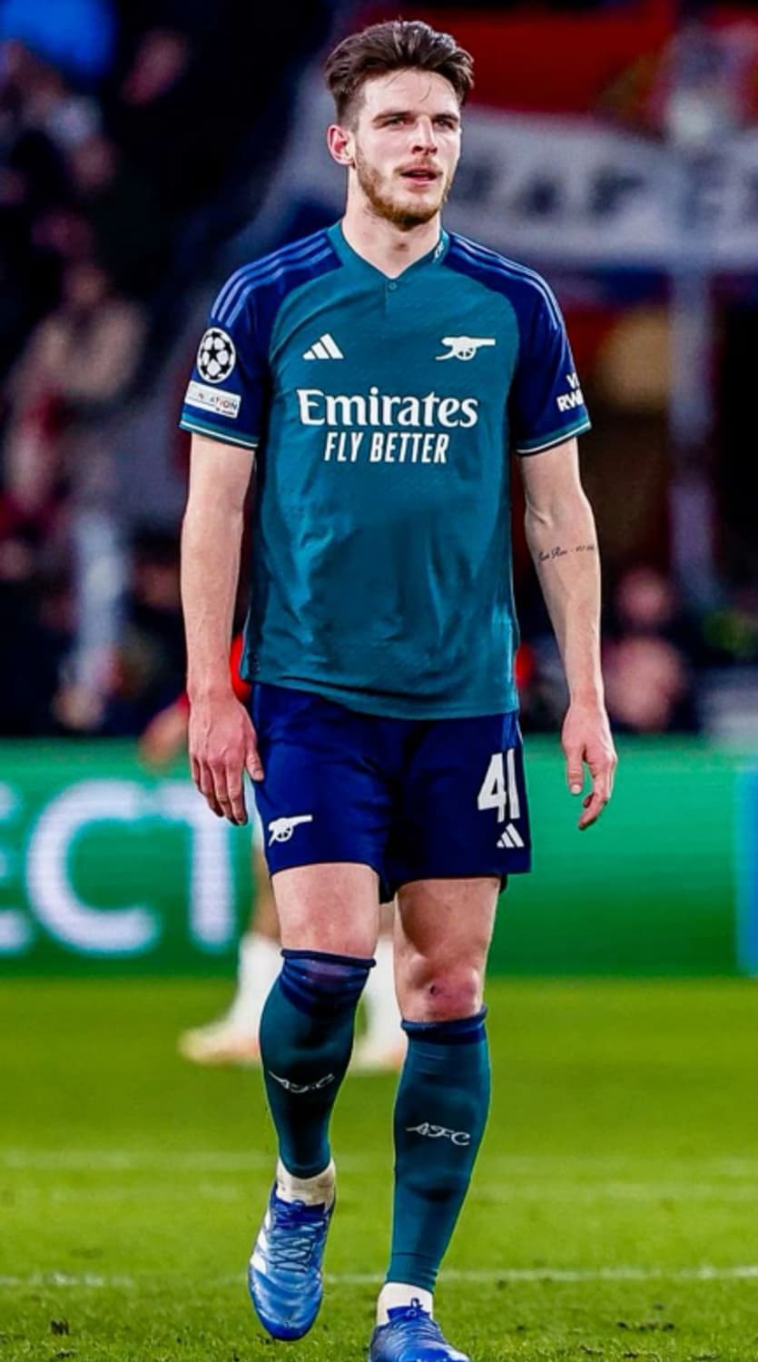 23-24 아스날 써드킷 데클란 라이스 반팔 유니폼 M 상품이미지8