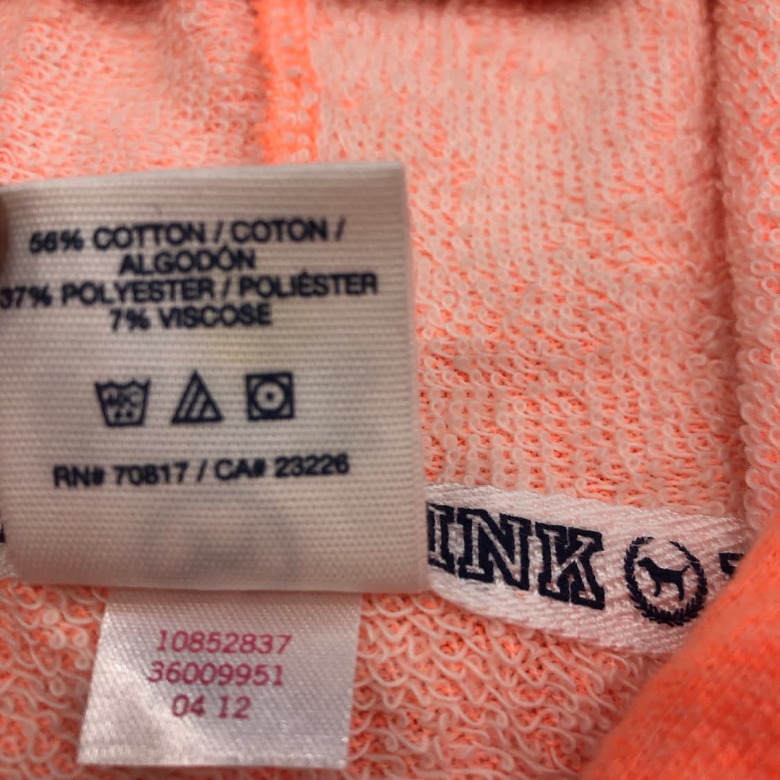 핑크 X 빅토리아 시크릿 후드집업 상품이미지4