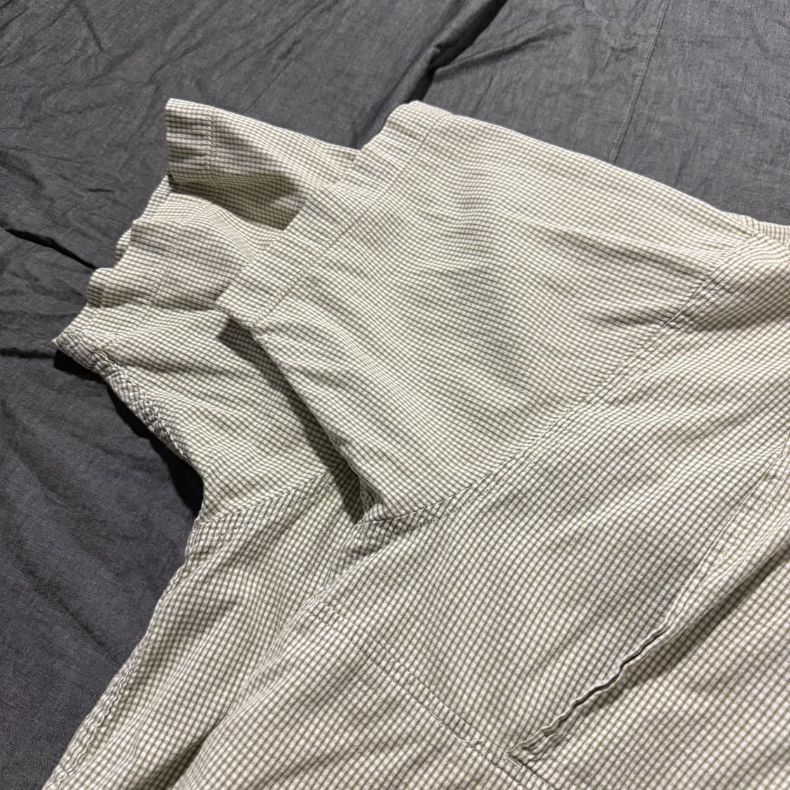 Vintage Gingham Check S/S Fishing Shirts 상품이미지6