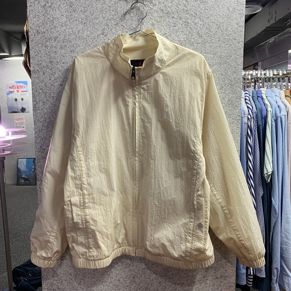 조던 플라이트 나일론 크림 바람막이 B4549 상품이미지2