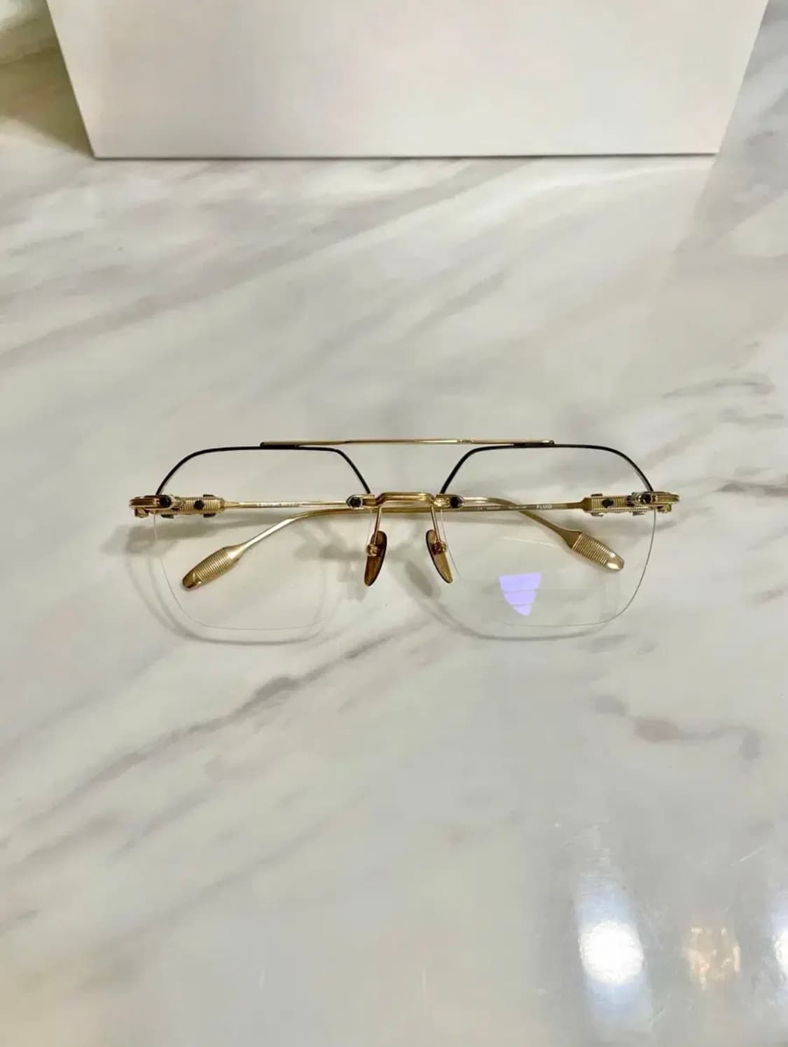 새상품 신형 크롬하츠 플루이드 안경 투톤골드 보증서O 상품이미지2