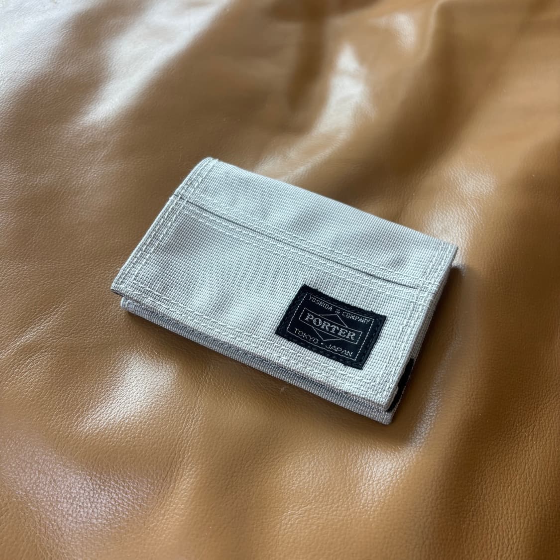 PORTER 포터 카드 케이스 월렛 지갑 그레이 실버 상품이미지1