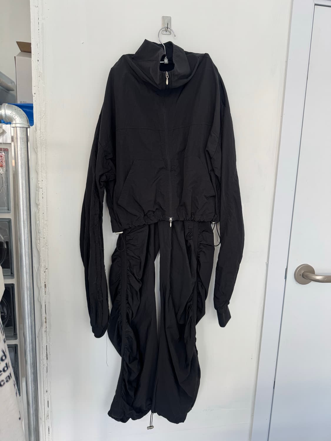 루루 하이넥 집업 세트(집업,바지) 상품이미지4