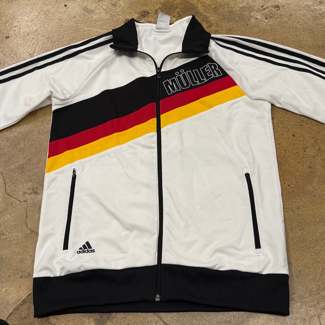 아디다스 뮬러 독일 흰검 화이트 져지 트랙탑  100 상품이미지3