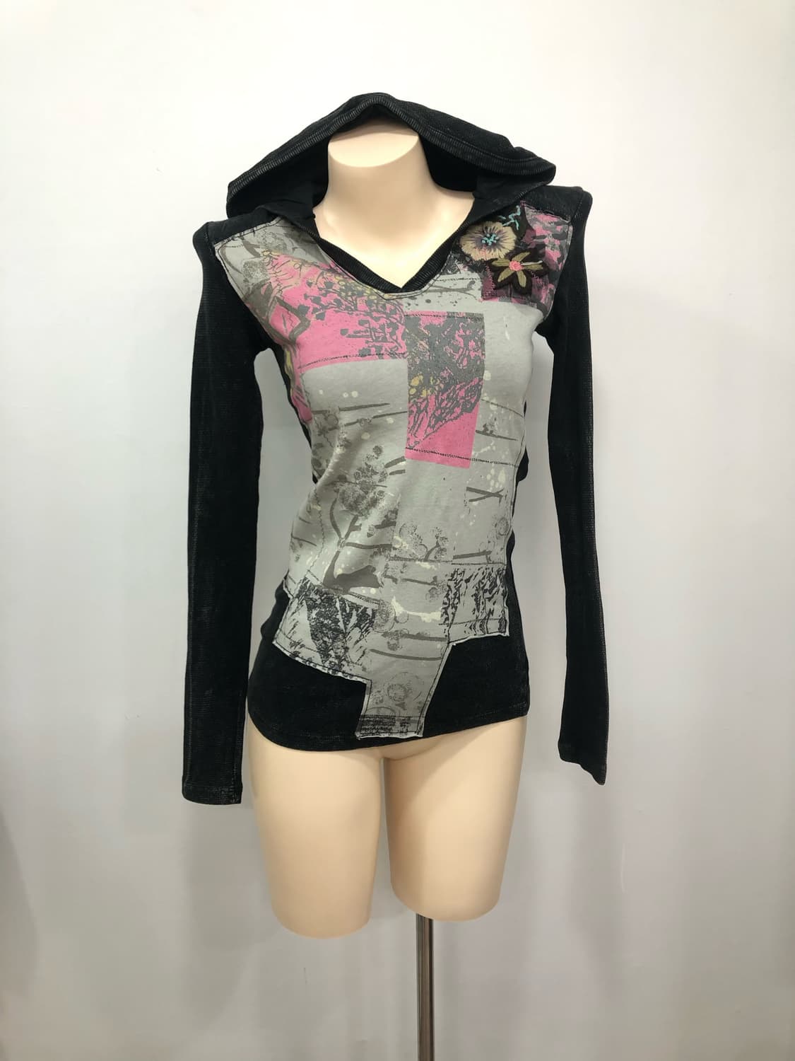 SKINNY MINNIE floral hooded long sleeve  상품이미지3