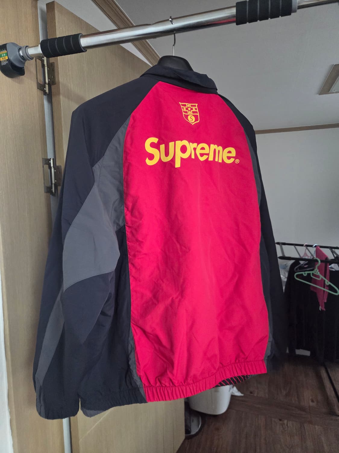 슈프림 S로고 트랙자켓 L 블랙팝니다 상품이미지2