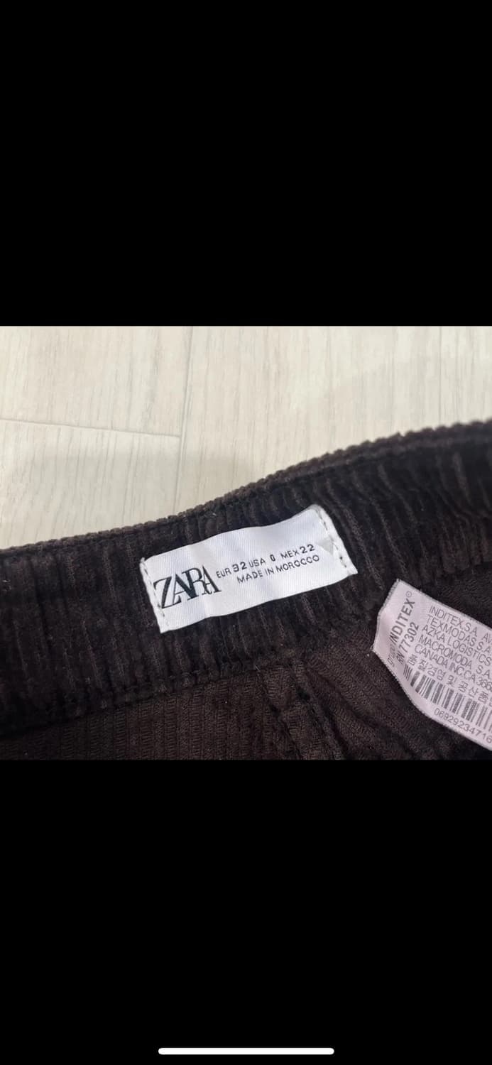 자라 코듀로이 바지 상품이미지3