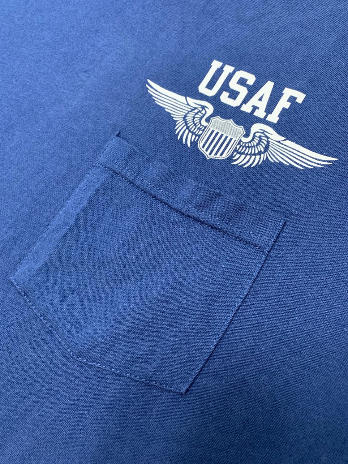 BUZZ RICKSON’S – USAF POCKET TEE / NAVY 상품이미지2
