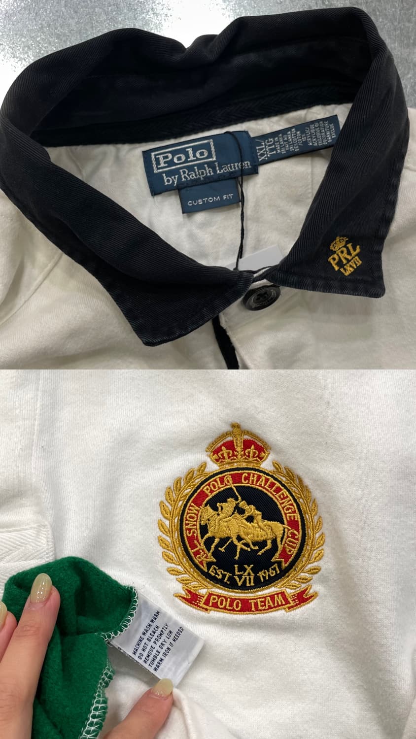 (2XL) POLO 폴로 랄프로렌 카라 럭비티 커스텀핏 상품이미지10