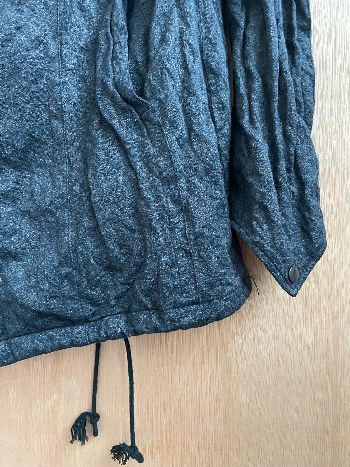 Schlüssel 비대칭 축융 집업 코트 상품이미지9