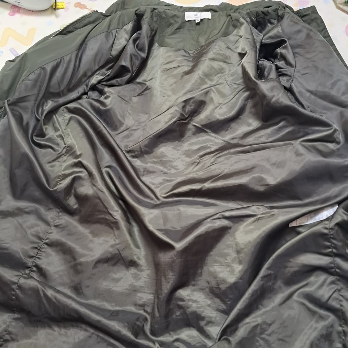 아떼바네사브루노 카키색 롱패딩 약55~66, 18년제품 상품이미지6