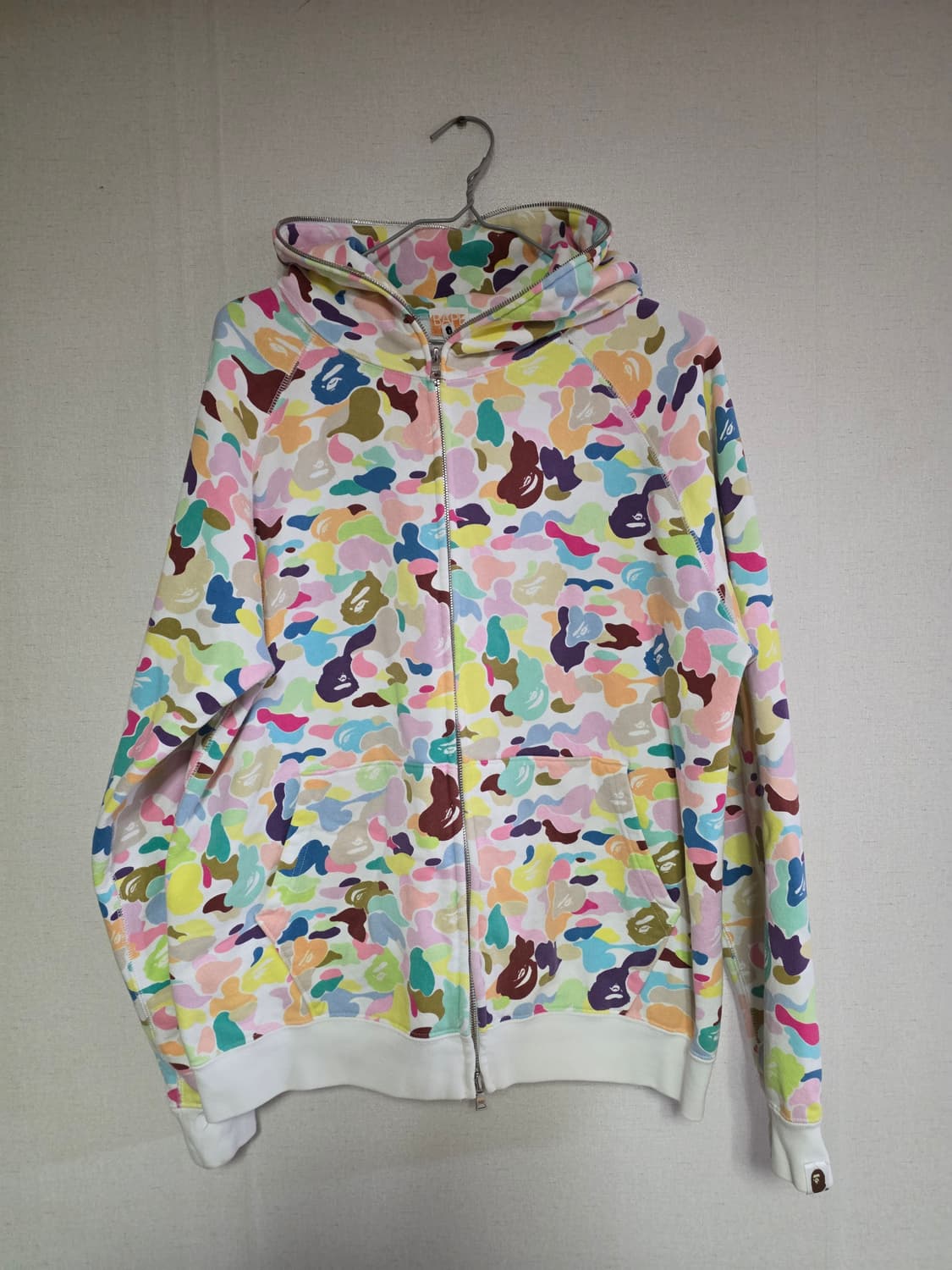 [Og M]베이프 멀티카모 후드집업 화이트 상품이미지1