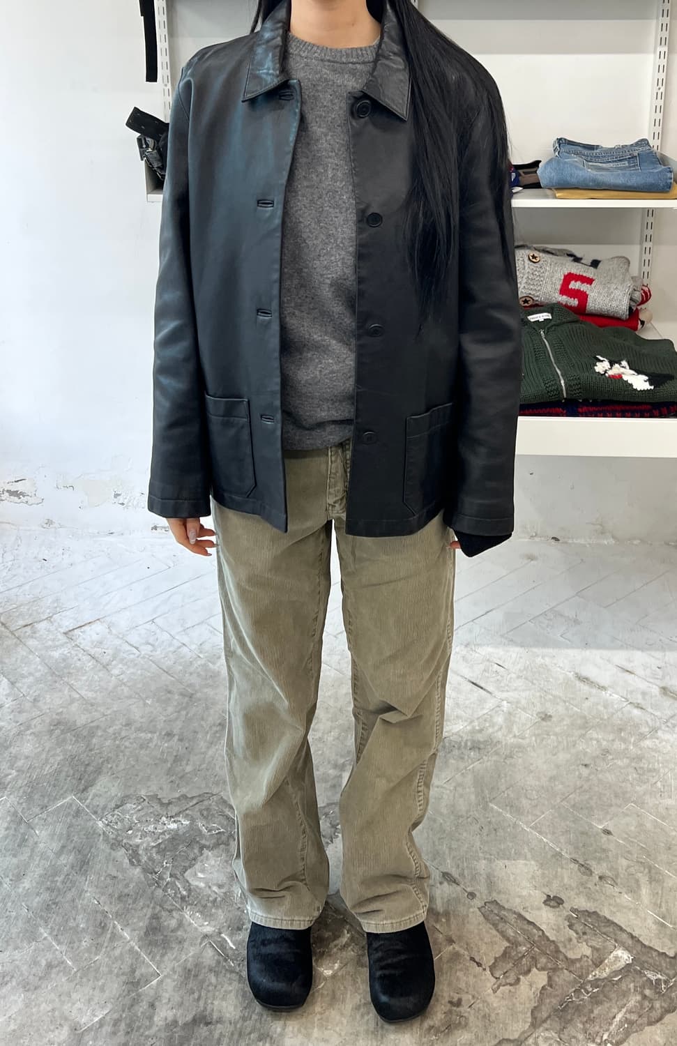 올드갭 가죽 자켓 상품이미지6