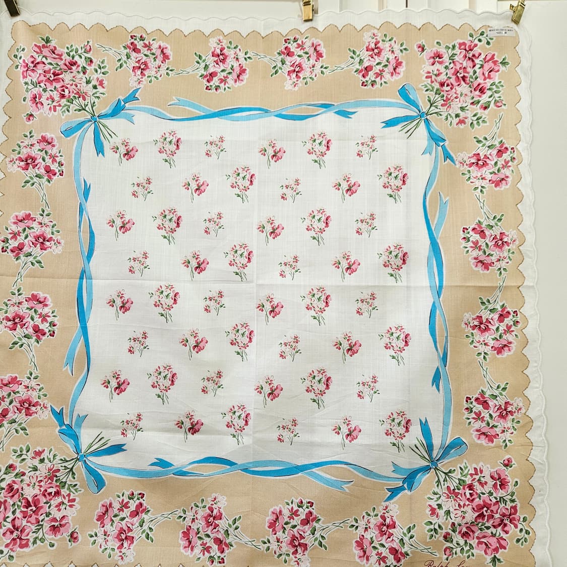 랄프로렌(Ralph Lauren) 플로럴 리본 프레임 손수건 상품이미지2