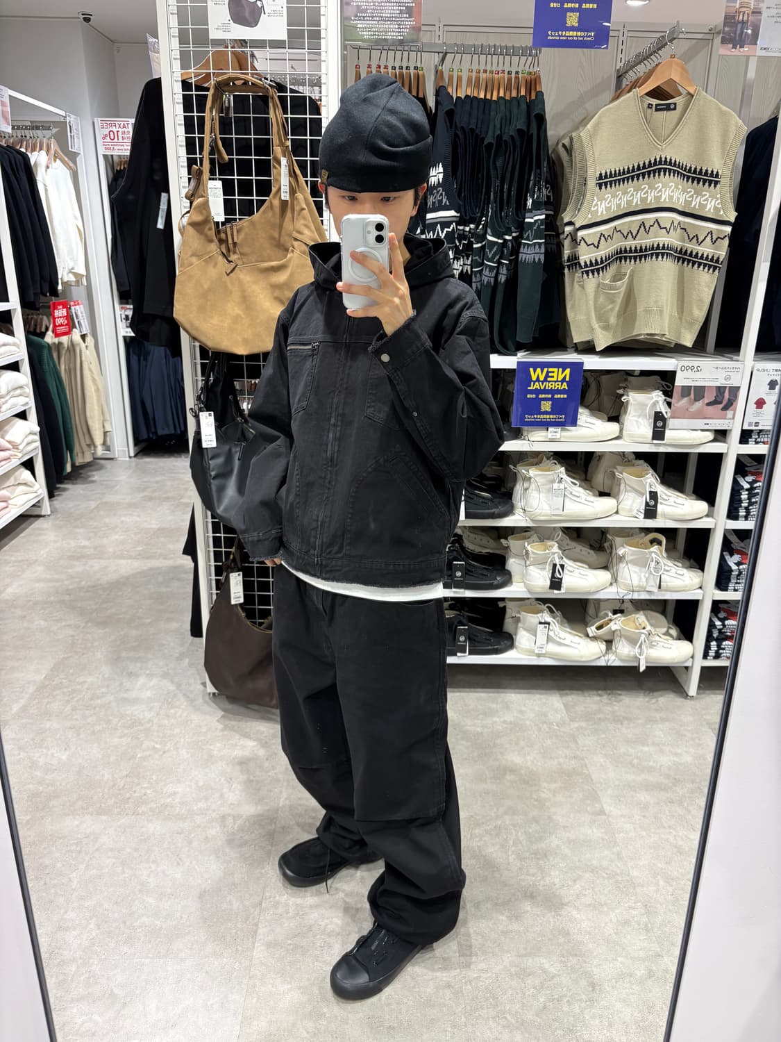 X GU denim easy pants 데님이지팬츠 상품이미지2