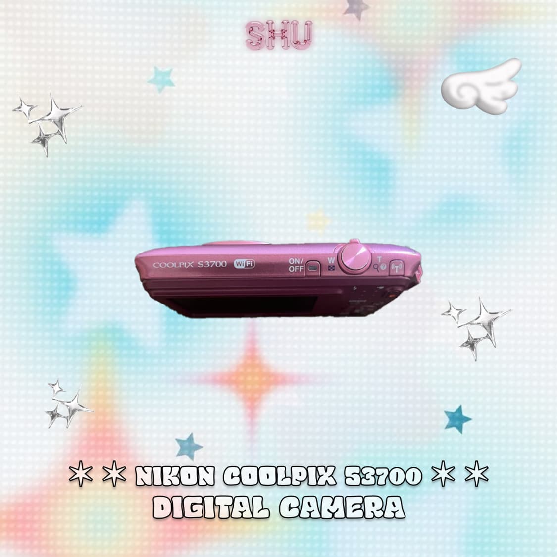 니콘 쿨픽스 Coolpix S3700 빈티지 디카 핑크 상품이미지7