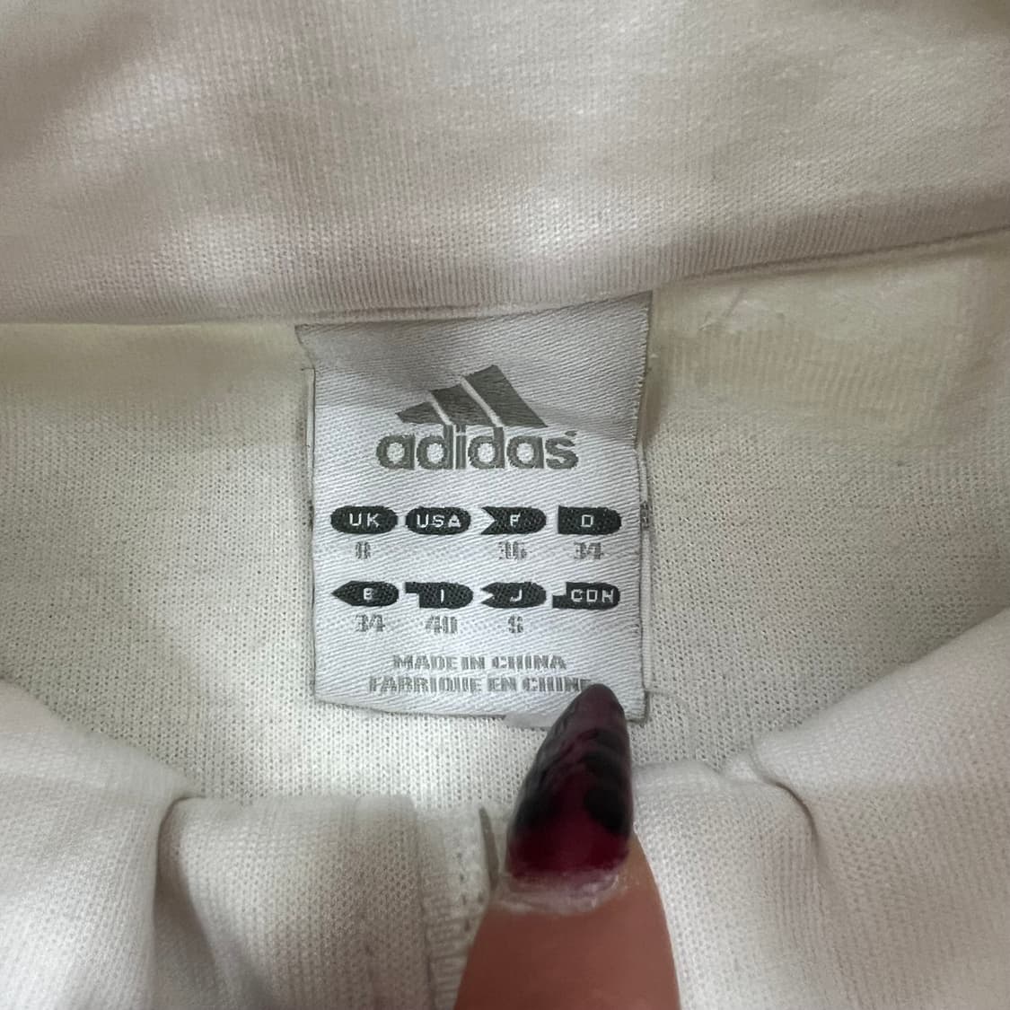 아디다스 화이트 져지 상품이미지2