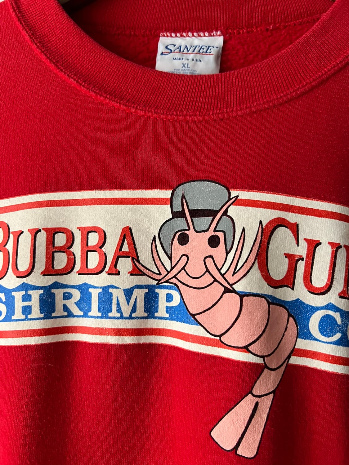 [XL]90's Forrest Gump 버바 검프 쉬림프 스웻셔츠 상품이미지4