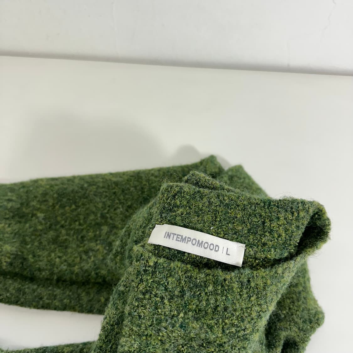 L 인템포무드 그린 보카시 니트 상품이미지2