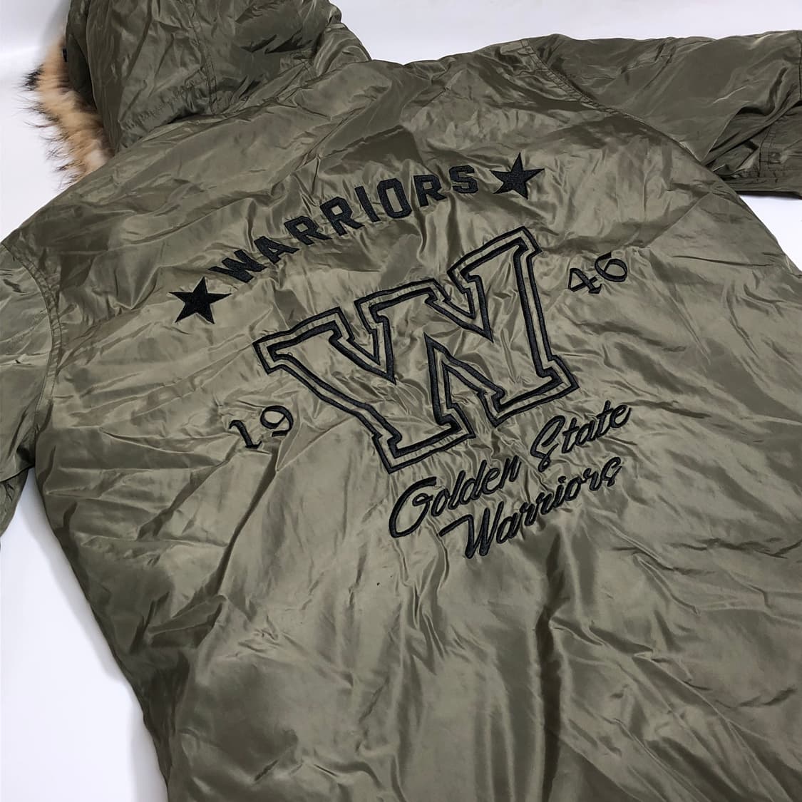 NBA 골든스테이트워리어스 야상패딩 XL 상품이미지10