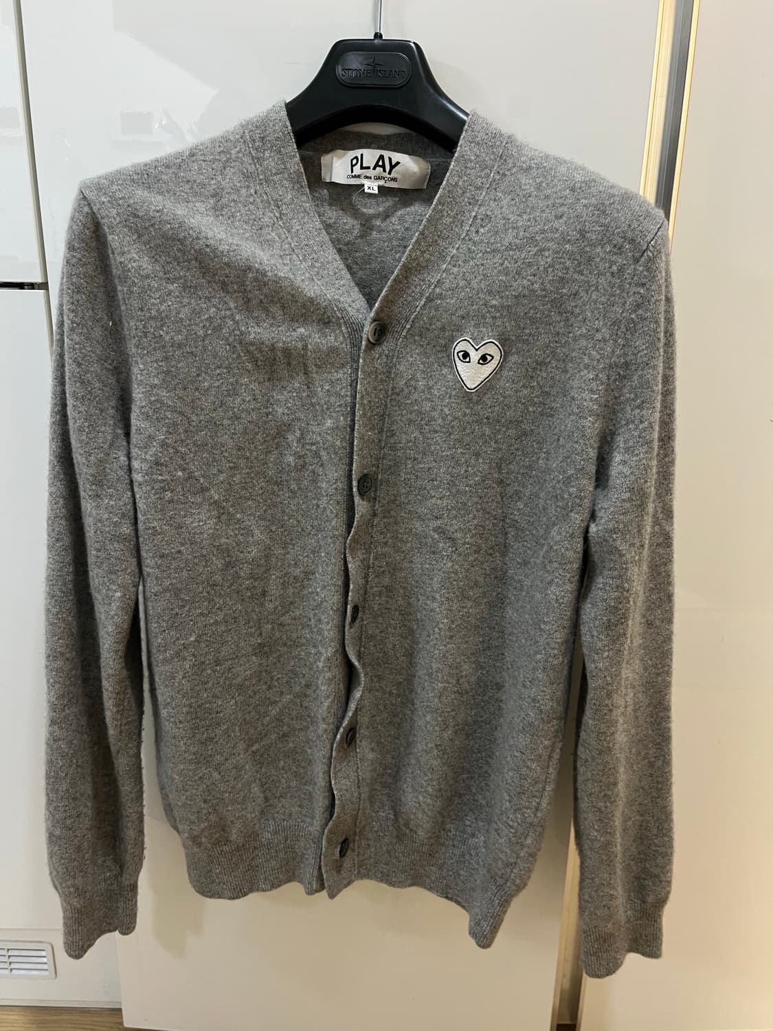 꼼데가르송 그레이가디건 xl 상품이미지1