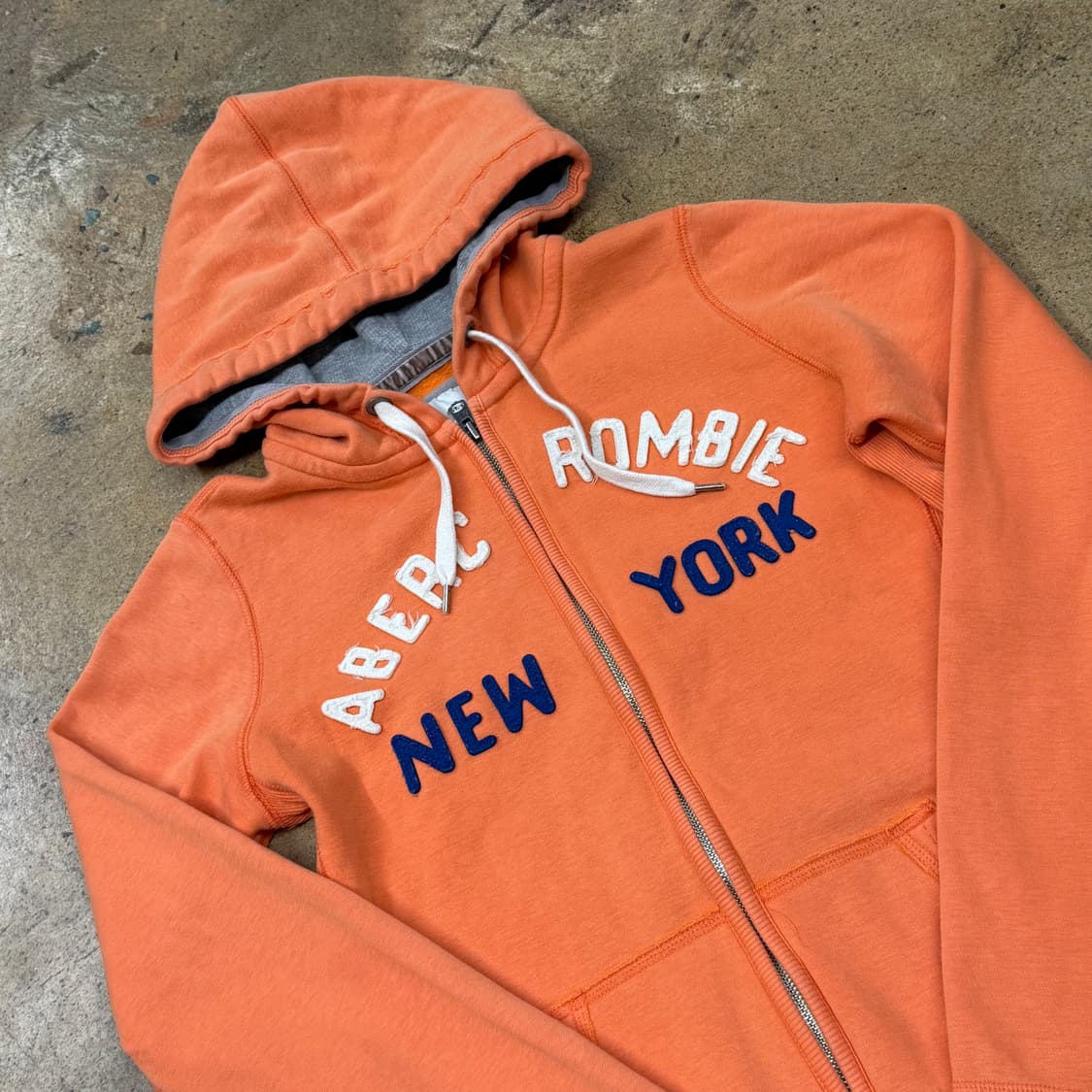 아베크롬비 오렌지 후드집업 상품이미지1