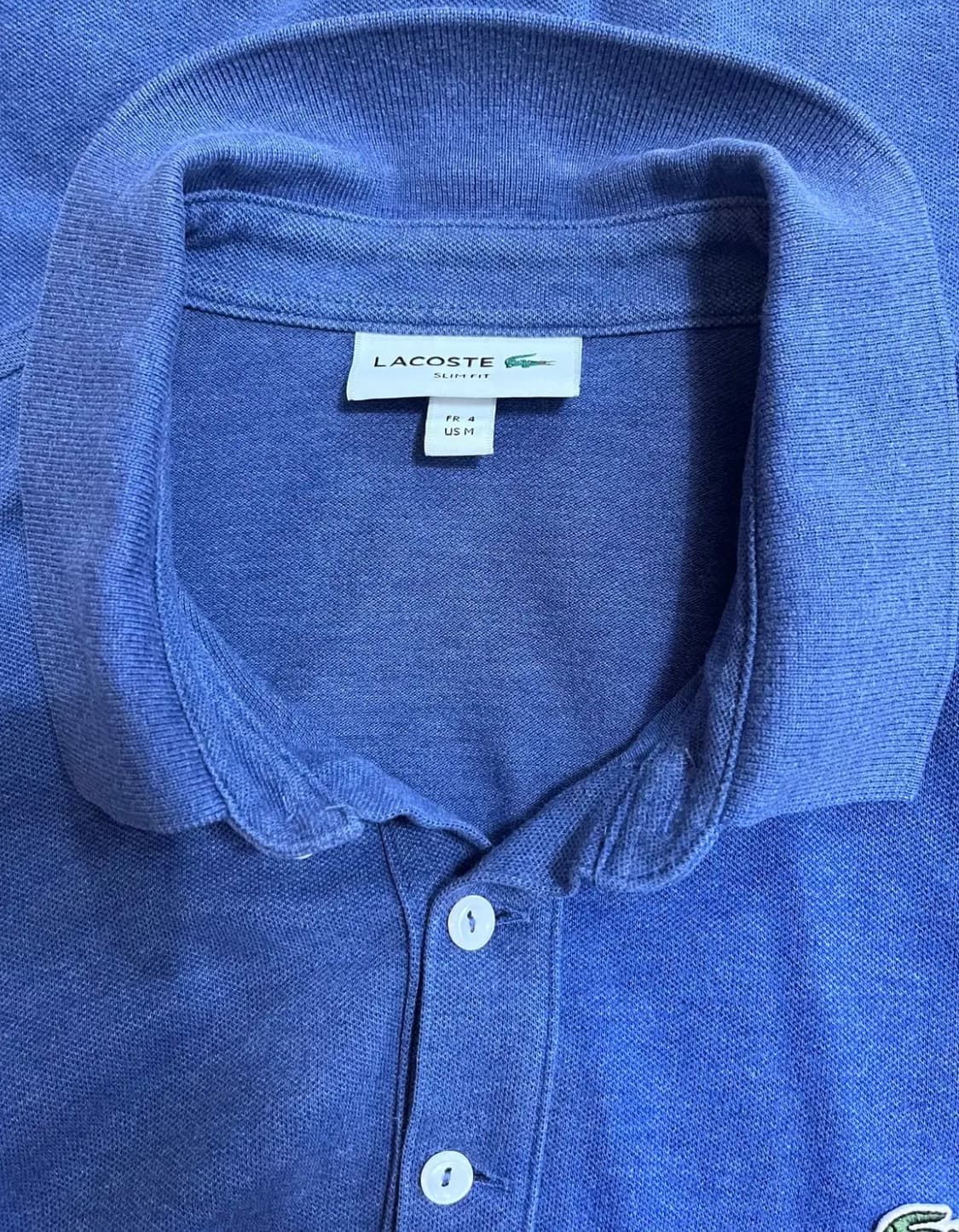 라코스테 남성 블루 긴팔PK티셔츠 상품이미지5