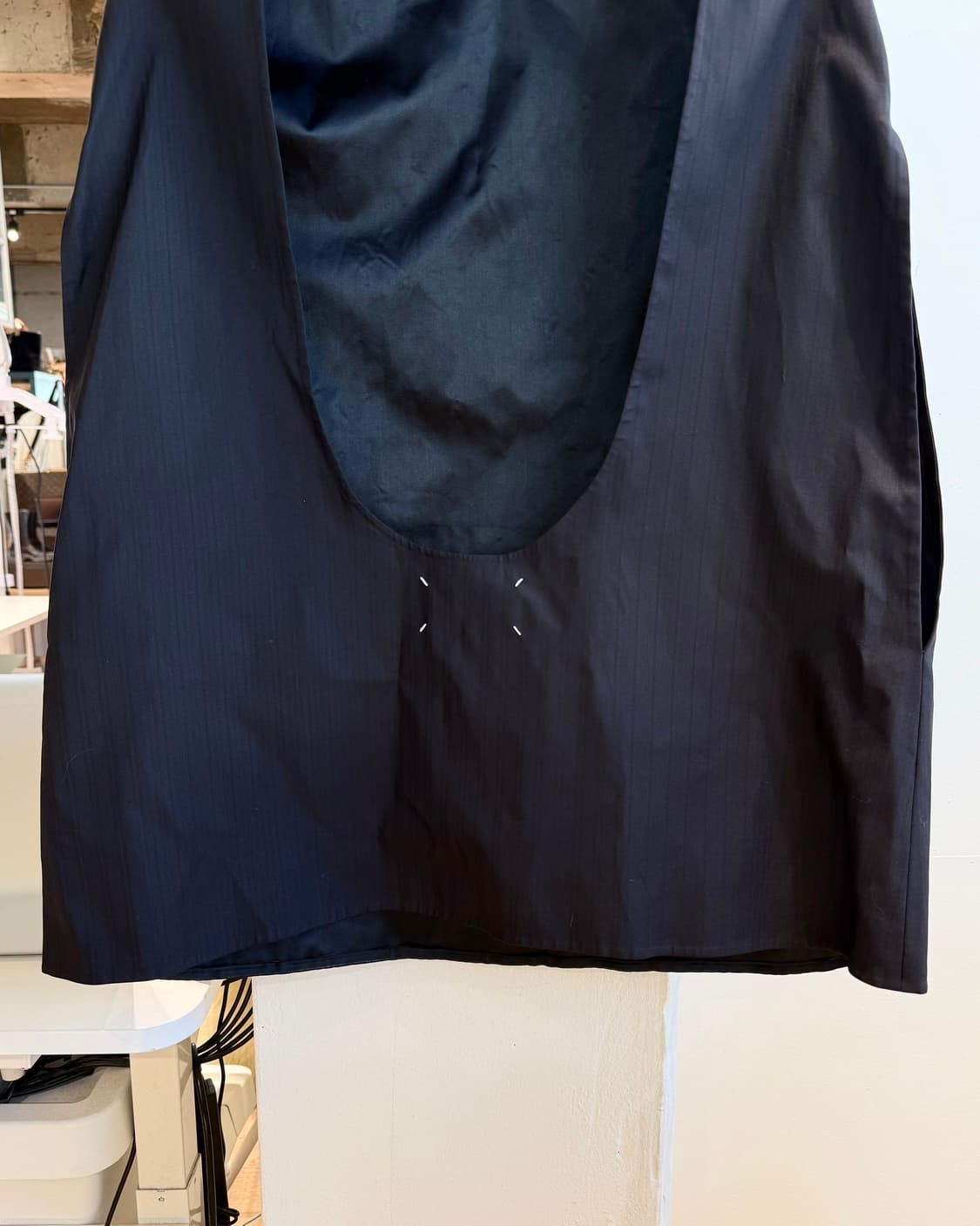 메종 마르지엘라 블랙 비스코스 슬리브리스  상품이미지4