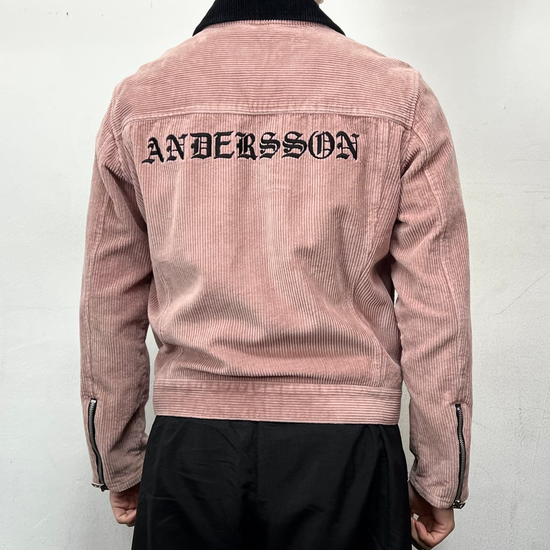 앤더슨벨 올리버 코듀로이 집업 자켓 인디핑크 상품이미지6