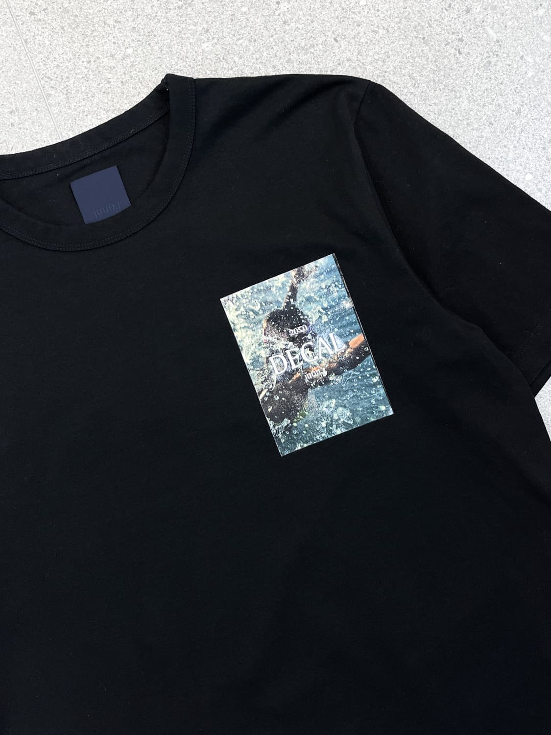 준지 19FW 리플렉티브 데칼 티셔츠 상품이미지5