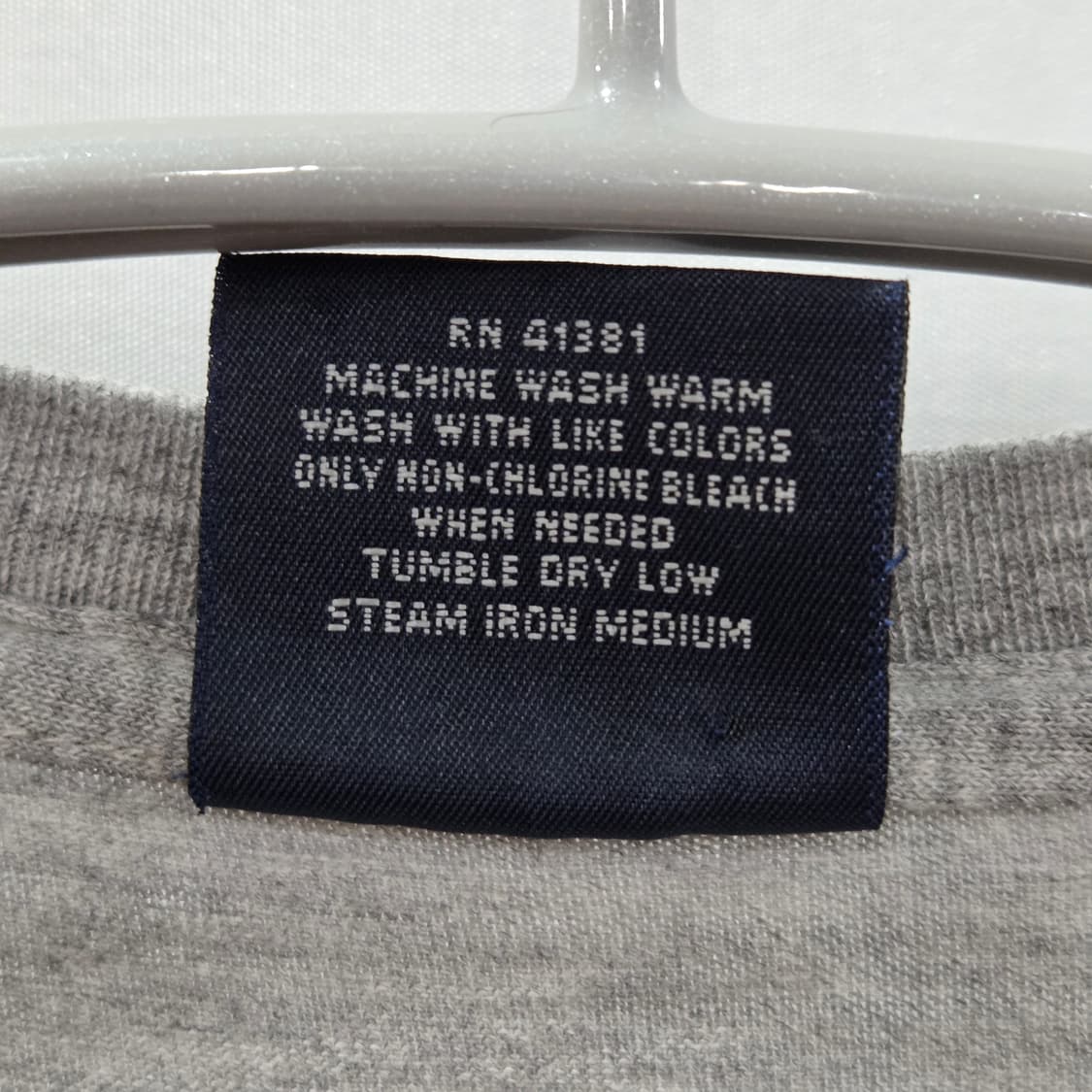 폴로랄프로렌 스몰로고 자수 롱슬리브 그레이 L 상품이미지4