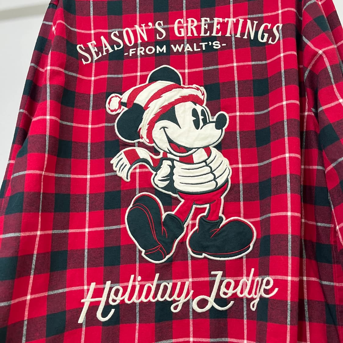 90s 미키마우스 FLANNEL 플란넬 셔츠 상품이미지9