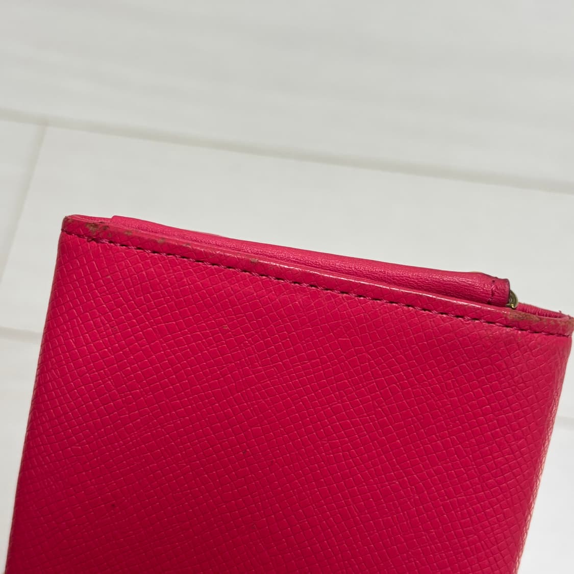 무료배송)중고 빈티지 mcm 엠씨엠 핑크 카드지갑 명합지갑 반지갑 상품이미지10