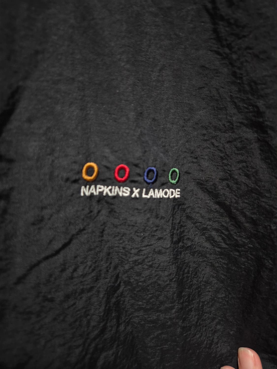 (세일)(새상품)라모드치프 블랙 트레이닝 아노락 세트 상품이미지3