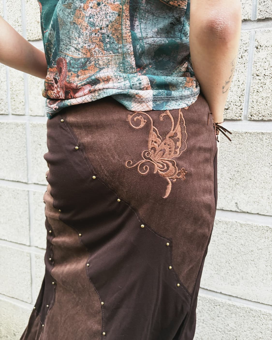 오즈온 보헤미안 무드 아일렛 롱 스커트 상품이미지8