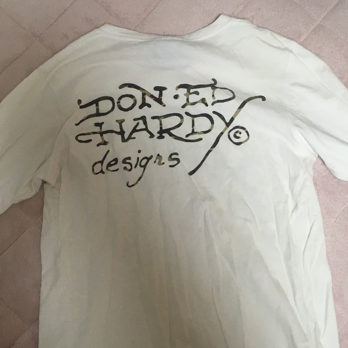 빈티지 에드하디 카모 스컬 롱 슬리브 상품이미지3