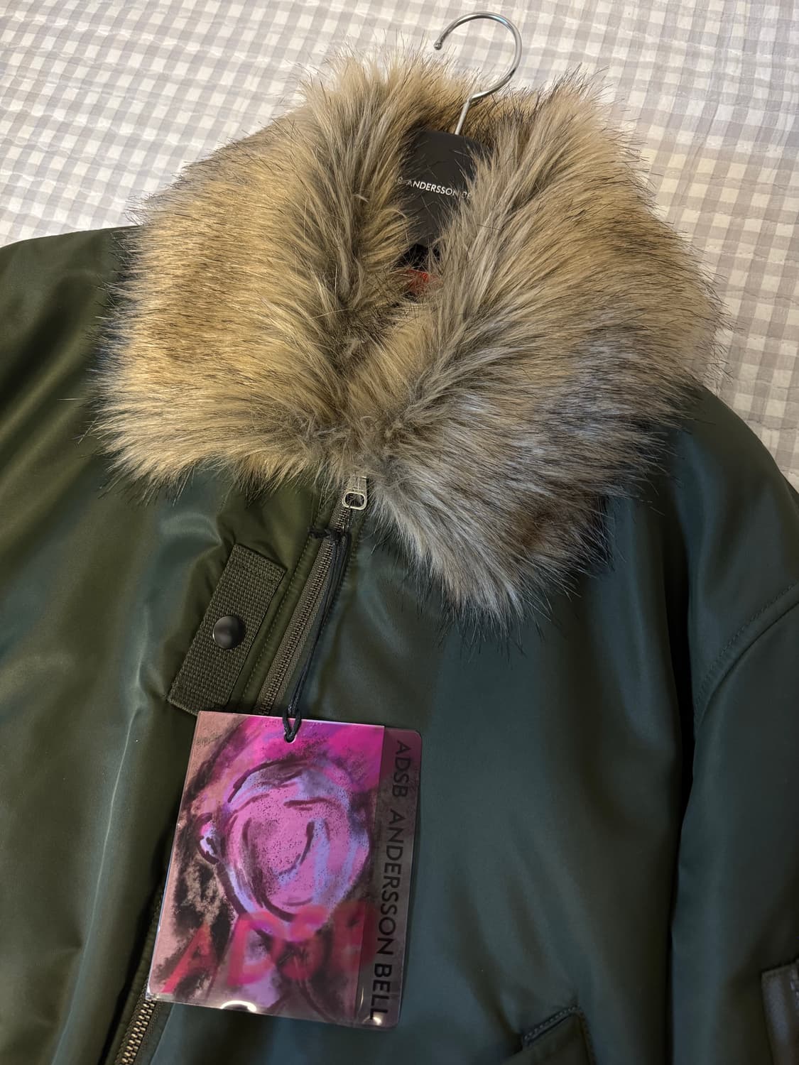 앤더슨벨 카라 퍼 봄버 자켓 M 새상품 상품이미지1