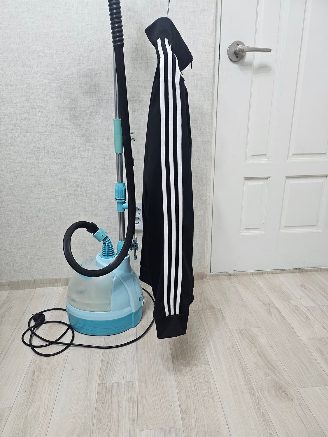(110~115)3XL☆초대장급☆아디다스 에센셜3st [검흰] 트랙탑져지 상품이미지5