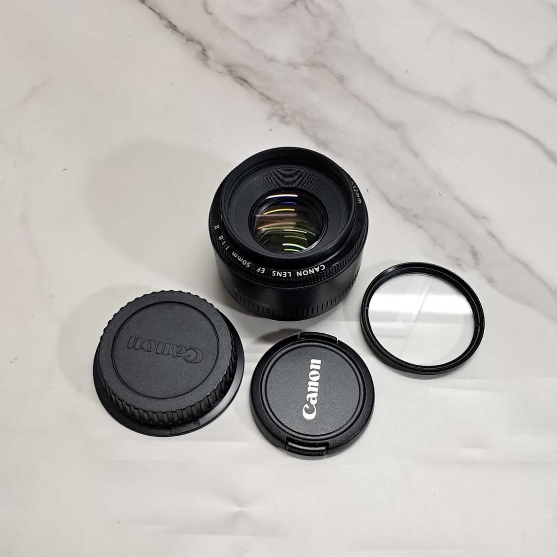 상태 좋은! 캐논 EF 단렌즈 50mm 1.8 II 여친렌즈 상품이미지5